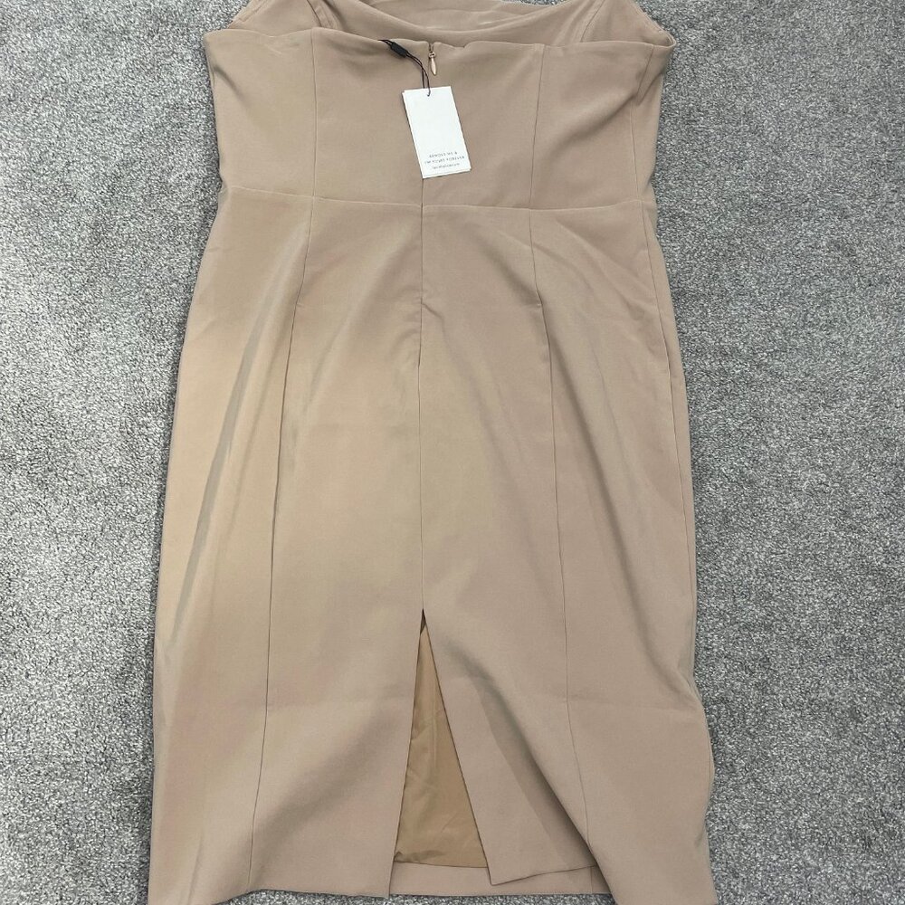 Lavish Alice Cocktail Dress, Cream/Tan/Nude, Womens Size XL NWT